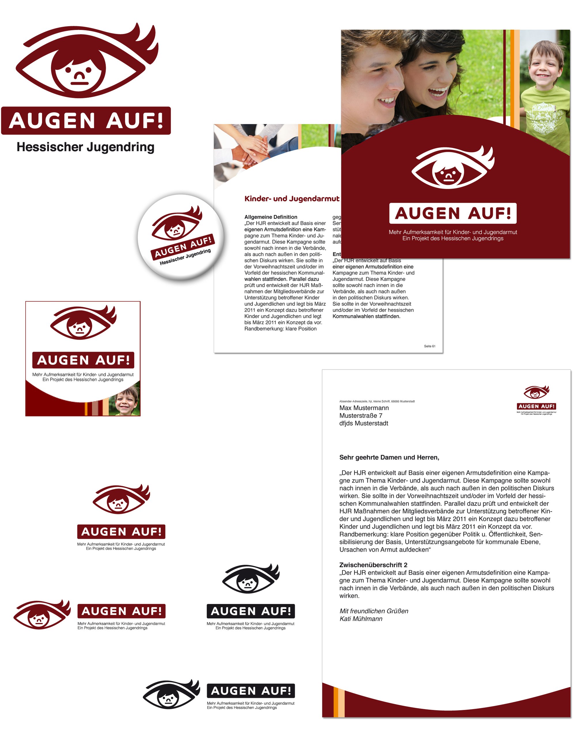 Augen Auf! | Corporate Identity incl. Logodesign und Printgrafik