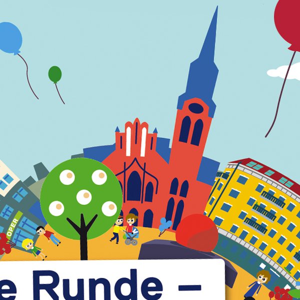 Bunte Runde Berlin | Illustration und Grafik Design für Print