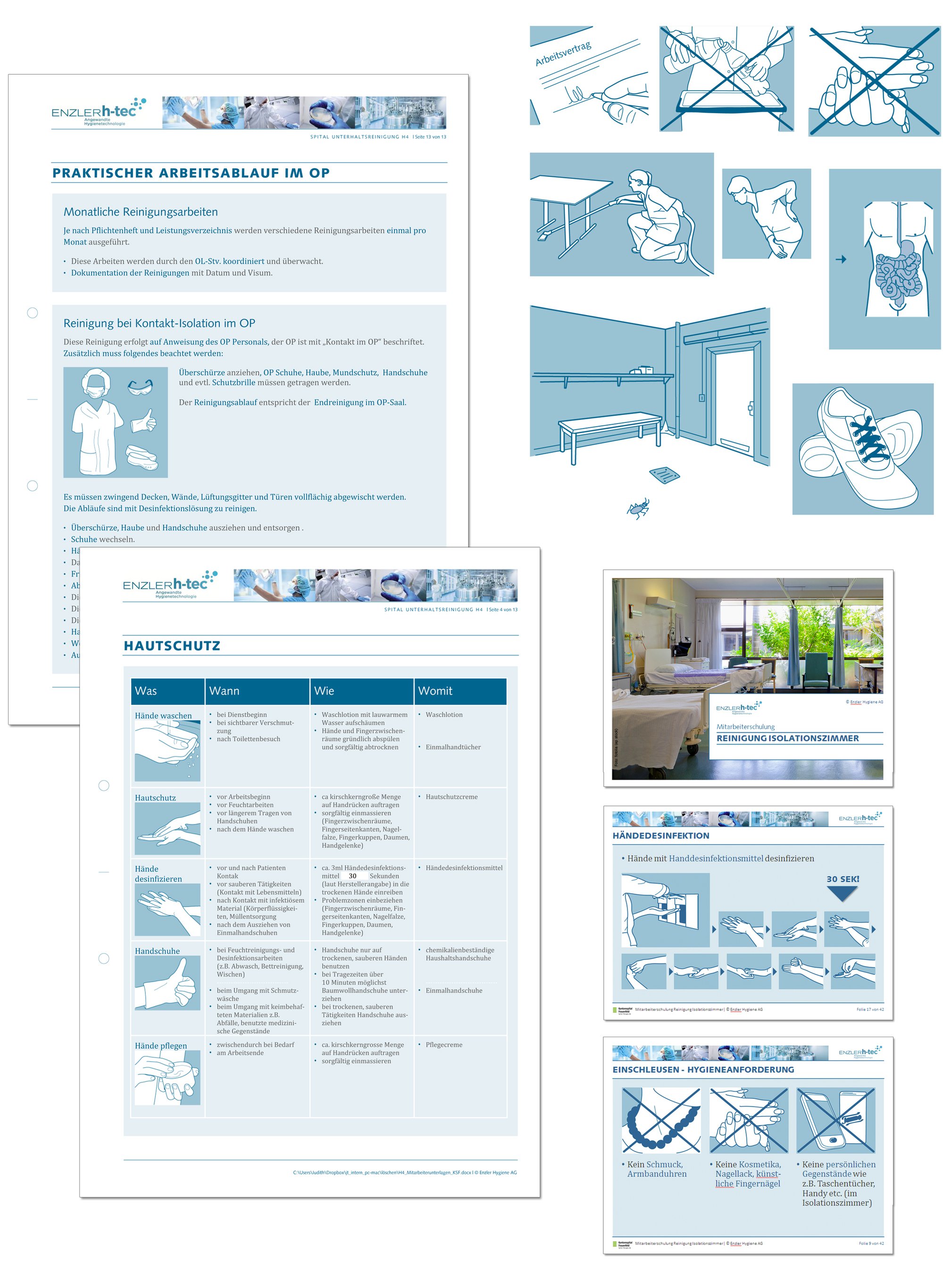 Enzler Hygiene AG | Grafik Design und Illustration
