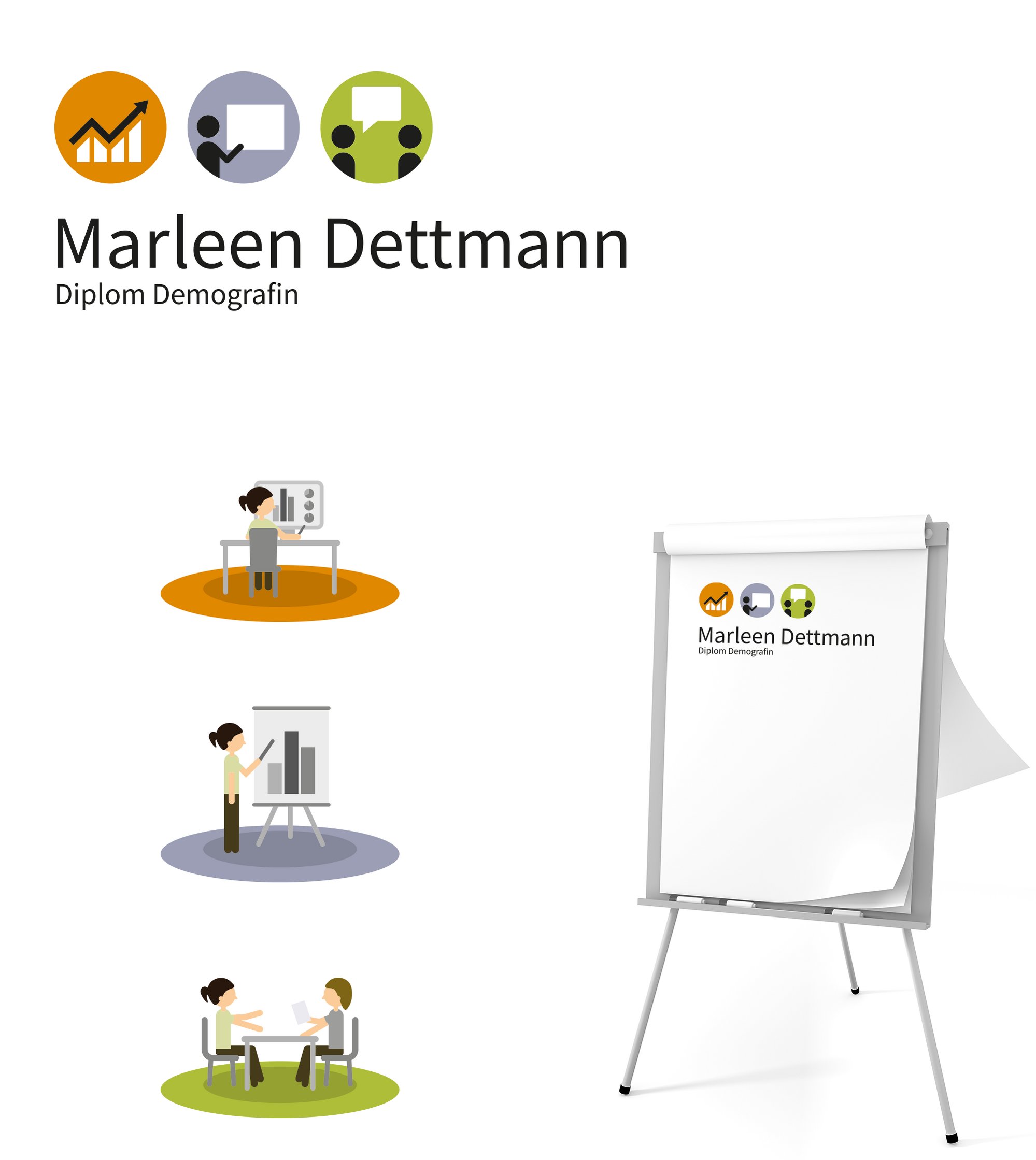Marleen Dettmann | Corporate Design Logo